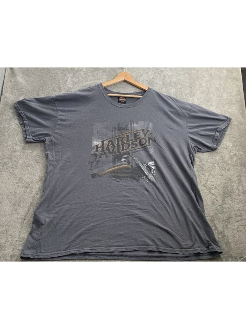 Harley Davidson Shirt Mens 3XL Gray Bikers Cancun Mexico Motorcycles Cotton Tee